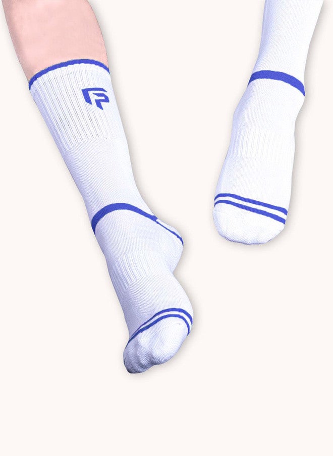 FOOTPRINTS Unisex Bamboo Compression Calf Length Sports Socks - Image 2